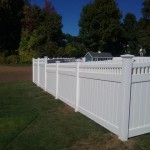 white fence