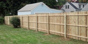 wooden fence